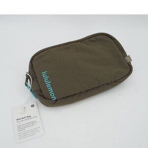 Lululemon Nylon Olive Army Green Mini Belt Bag NWT